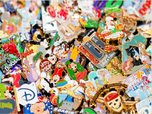 A collection of disney pins for trading which were purchased in bulk from  . A nice i…